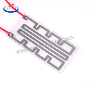 Clearly visible transparent heating element