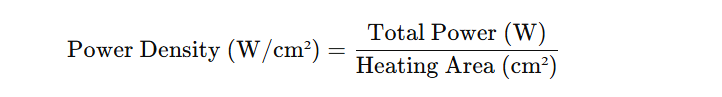 What Is Power Density in a PI Heater?
