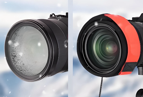 Transparent Heater for Fogged Drone Cameras